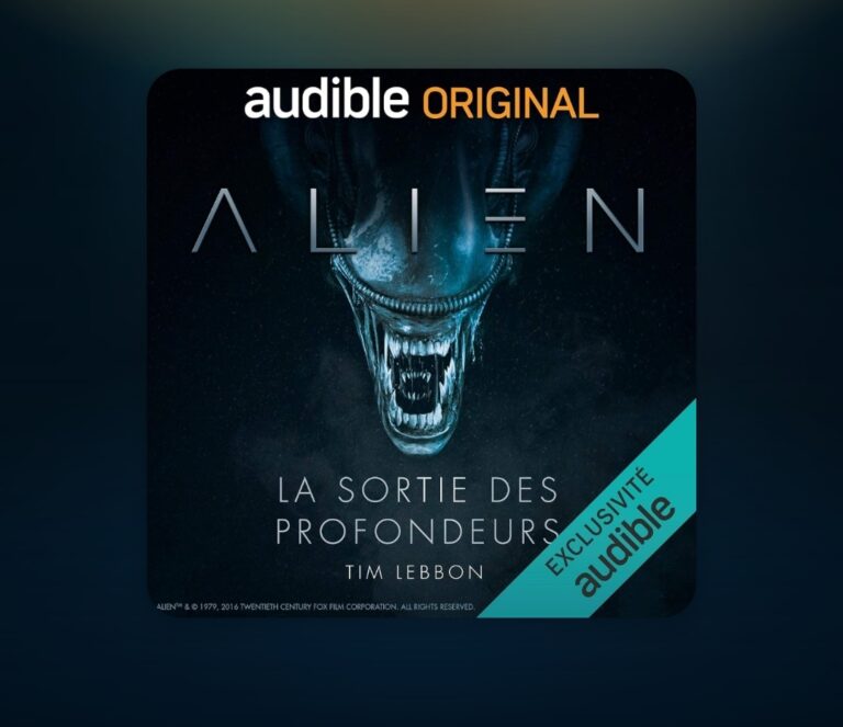 Images de la poche du livre audio "Alien la sortie des profondeurs"